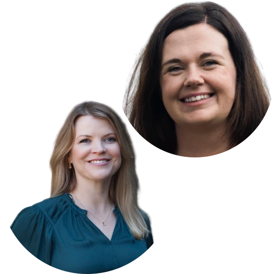 Bec Purser and Sophie Goodman