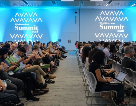 Audience at Web Directions Summit 18